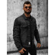 Black denim jacket Roter NB/MJ523N - Men's Jackets and Coats Black denim jacket Roter NB/MJ523N