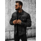Black denim jacket Roter NB/MJ523N - Men's Jackets and Coats Black denim jacket Roter NB/MJ523N