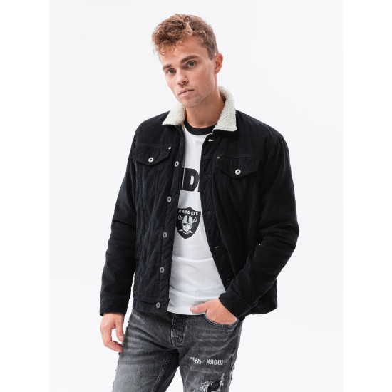 Black jacket Kensi C524 - Men's Jackets and Coats Black jacket Kensi C524