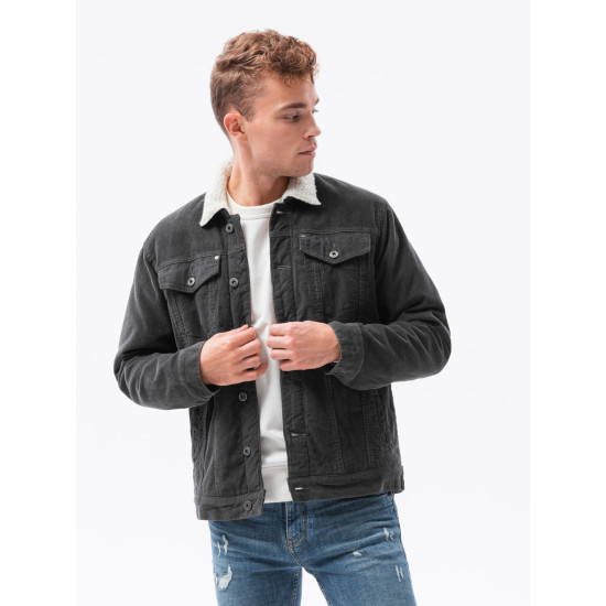 Gray jacket Kensi C524 - Men's Jackets and Coats Gray jacket Kensi C524