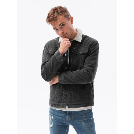 Gray jacket Kensi C524 - Men's Jackets and Coats Gray jacket Kensi C524