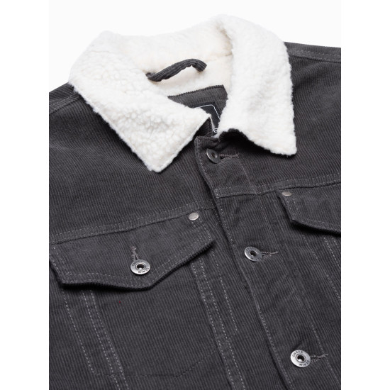 Gray jacket Kensi C524 - Men's Jackets and Coats Gray jacket Kensi C524