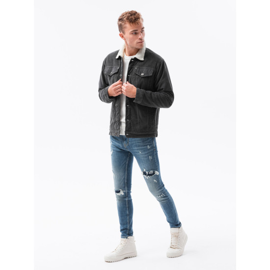 Gray jacket Kensi C524 - Men's Jackets and Coats Gray jacket Kensi C524