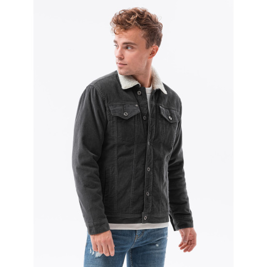 Gray jacket Kensi C524 - Men's Jackets and Coats Gray jacket Kensi C524