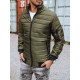 Mens khaki jacket Tiful JS/MY22-TX3408 - Mens Jackets and Coats Mens khaki jacket Tiful JS/MY22-TX3408
