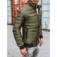 Mens khaki jacket Tiful JS/MY22-TX3408 - Mens Jackets and Coats Mens khaki jacket Tiful JS/MY22-TX3408