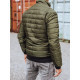 Mens khaki jacket Tiful JS/MY22-TX3408 - Mens Jackets and Coats Mens khaki jacket Tiful JS/MY22-TX3408