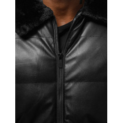 Žieminė juoda vyriška striukė Dorian 