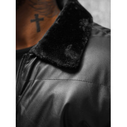 Žieminė juoda vyriška striukė Dorian 