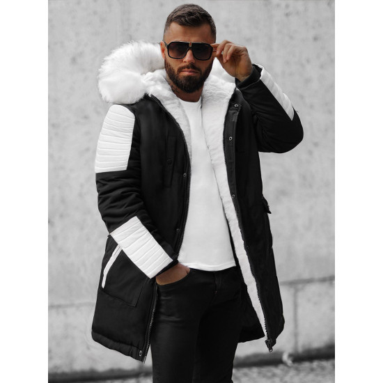 Juodos spalvos žieminė striukė Lendo O/5832Z