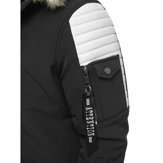 Juodos spalvos žieminė striukė Lendo O/5832Z