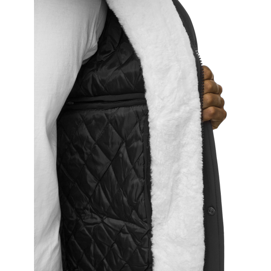 Juodos spalvos žieminė striukė Lendo O/5832Z