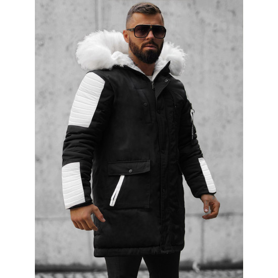 Juodos spalvos žieminė striukė Lendo O/5832Z