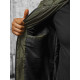 Green winter jacket Seter O/M799 - Men's Jackets and Coats Green winter jacket Seter O/M799
