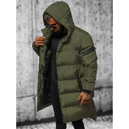 Green winter jacket Seter O/M799 - Men's Jackets and Coats Green winter jacket Seter O/M799