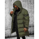 Green winter jacket Seter O/M799 - Men's Jackets and Coats Green winter jacket Seter O/M799