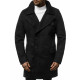 Stylish black autumn mens coat Nova JB/1048Z - Mens Jackets and Coats Stylish black autumn mens coat Nova JB/1048Z