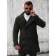 Stylish black autumn mens coat Nova JB/1048Z - Mens Jackets and Coats Stylish black autumn mens coat Nova JB/1048Z