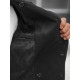 Stylish black autumn mens coat Nova JB/1048Z - Mens Jackets and Coats Stylish black autumn mens coat Nova JB/1048Z