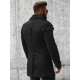 Stylish black autumn mens coat Nova JB/1048Z - Mens Jackets and Coats Stylish black autumn mens coat Nova JB/1048Z