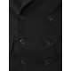 Stylish black autumn mens coat Nova JB/1048Z - Mens Jackets and Coats Stylish black autumn mens coat Nova JB/1048Z
