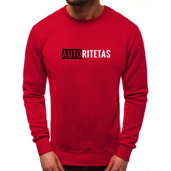 Raudonas vyriškas džemperis Autoritetas