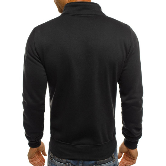 Mens black jumper Silon JS/2002 - Mens Sweaters| Sweaters online Mens black jumper Silon JS/2002