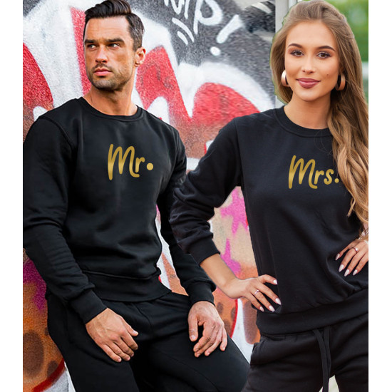 Juodas megztinis Mr&Mrs GOLD 2001-xw01