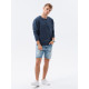 Likos dark blue jumper B1153 - Mens Sweaters| Sweaters online Likos dark blue jumper B1153 Premium