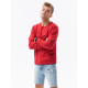 Raudonos spalvos džemperis Likos