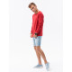Red jumper Likos B1153 - Mens Sweaters| Sweaters online Red jumper Likos B1153 Premium