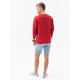 Red jumper Likos B1153 - Mens Sweaters| Sweaters online Red jumper Likos B1153 Premium
