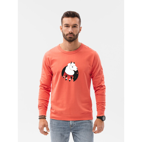 Coral sweater Lama B1153 - Mens Sweaters| Sweaters online Coral sweater Lama B1153 Premium