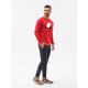 Red sweater Lama B1153 - Mens Sweaters| Sweaters online Red sweater Lama B1153 Premium