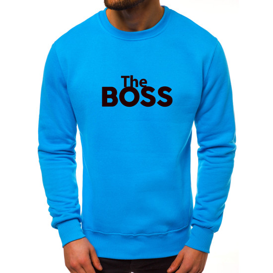 Šviesiai mėlynos spalvos džemperis The boss 2001-10