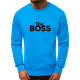 Šviesiai mėlynos spalvos džemperis The boss