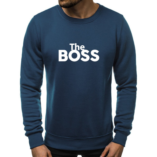 Indigo spalvos džemperis The boss 2001-10