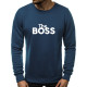 Indigo spalvos džemperis The boss
