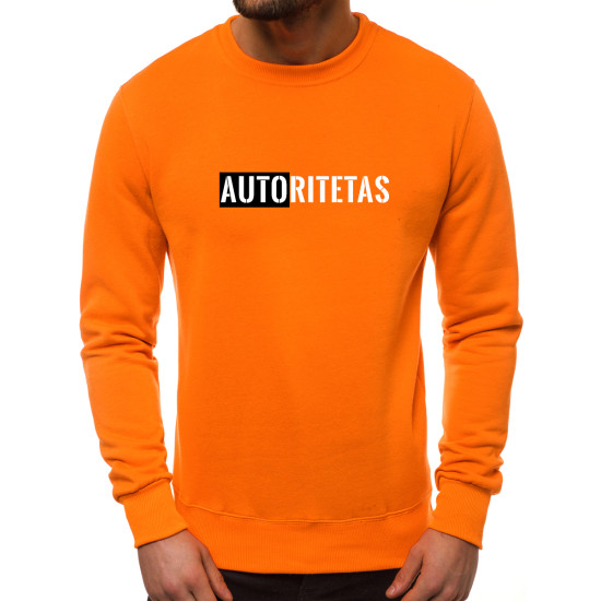 Orange mens jumper Autoritetas 2001-10 - Mens Sweaters| Sweaters online Orange mens jumper Autoritetas 2001-10
