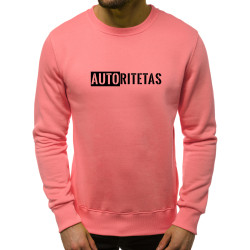Rožinis vyriškas džemperis Autoritetas