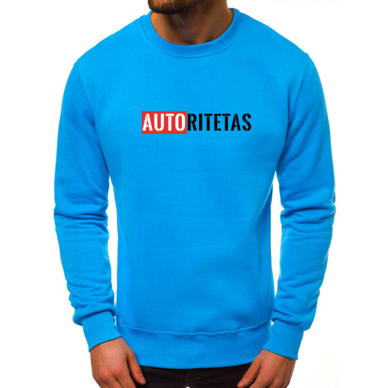 Light blue mens jumper Autoritetas 2001-10 - Mens Sweaters| Sweaters online Light blue mens jumper Autoritetas 2001-10