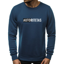 Akcija Tamsiai mėlynas vyriškas džemperis Autoritetas