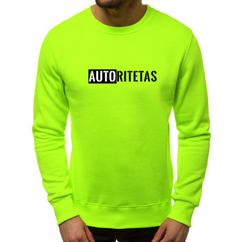 Męska neonowa zielona bluza Authority