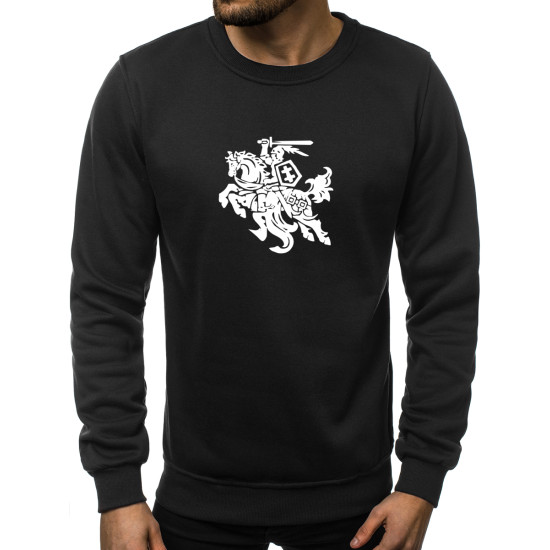 Black jumper Vytis 2001-10 - Mens Sweaters| Sweaters online Black jumper Vytis 2001-10