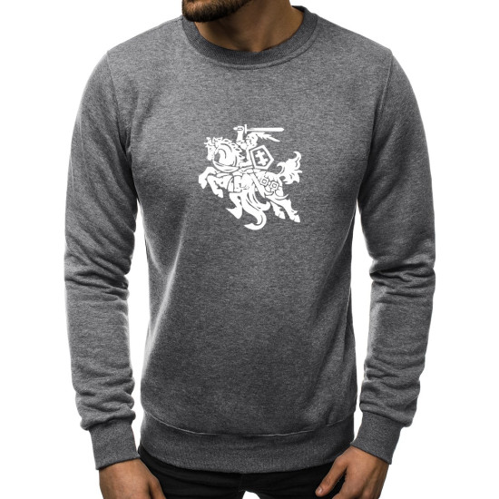 Dark gray sweater Vytis 2001-10 - Mens Sweaters| Sweaters online Dark gray sweater Vytis 2001-10