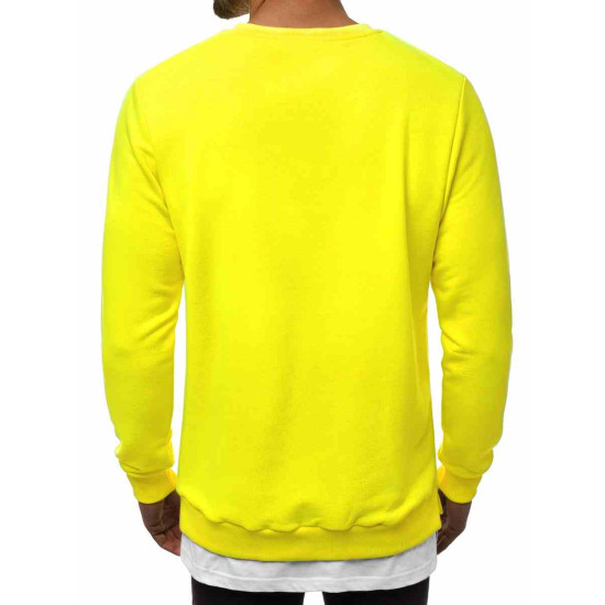Yellow mens sweater Ever B/181905X - Mens Sweaters| Sweaters online Yellow mens sweater Ever B/181905X