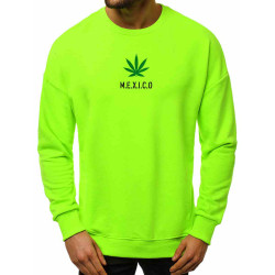 Vyriškas neoninis-žalias stilingas džemperis Mexico
