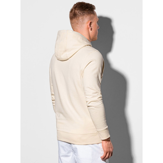 Yellow colored jumper with a hood No drama Llama B1154 - Mens Sweaters| Sweaters online Yellow colored jumper with a hood No drama Llama B1154 Premium