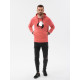 Pink sweatshirt with a hood Lama B1154 - Mens Sweaters| Sweaters online Pink sweatshirt with a hood Lama B1154 Premium