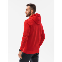 Sarkans vīriešu džemperis ar kapuci No ProbLlama